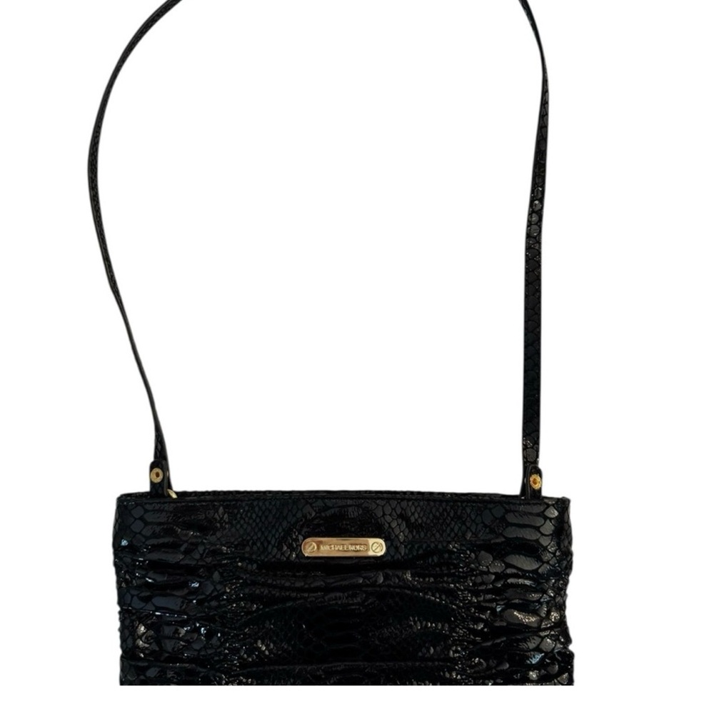Michael Kors Black Snake Embossed
Shoulder Bag - Picture 3 of 7